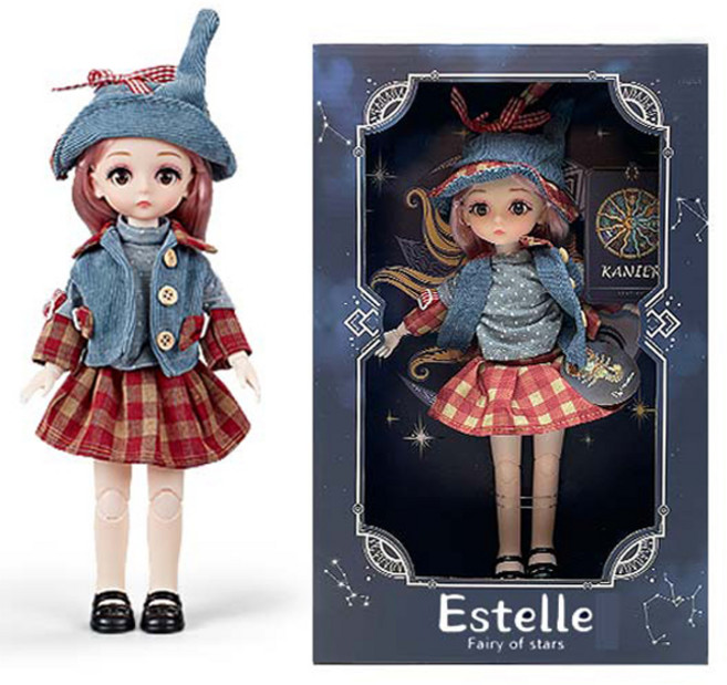 조이키즈 별의 요정 에스텔 별자리 구체 관절 마론인형 30cm + 인형옷 세트, 전갈자리, 1개