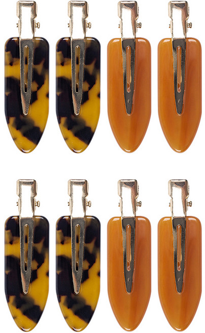 더분 패턴 백스테이지 헤어핀 2종 x 4p 세트, 1세트, 호피