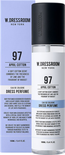 더블유드레스룸 드레스퍼퓸, No.97 에이프릴코튼, 160ml, 1개