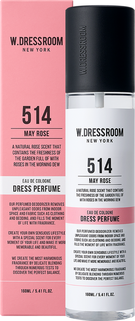 더블유드레스룸 드레스퍼퓸, 514 메이로즈, 160ml, 1개