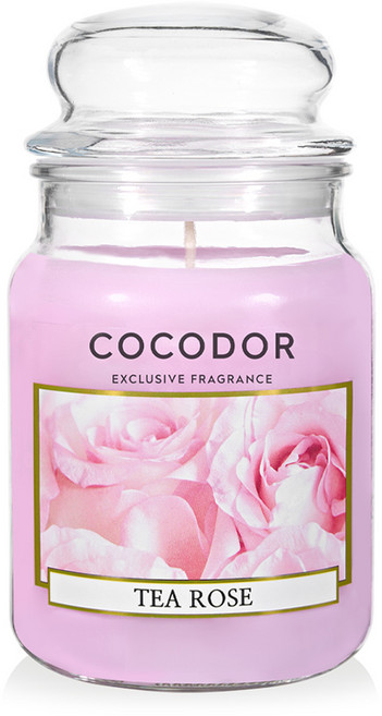 COCODOR 珂珂朵爾 大罐蠟燭, 茶玫瑰, 510g, 1個
