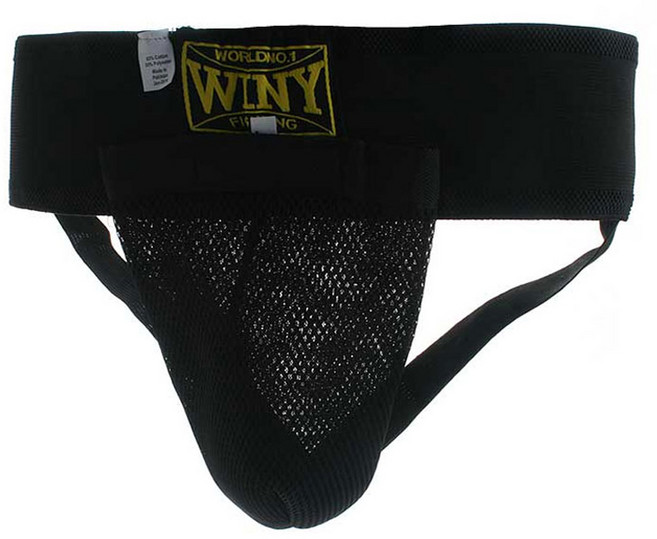 위니 벨트형 낭심보호대 컵분리형, 블랙, 1개