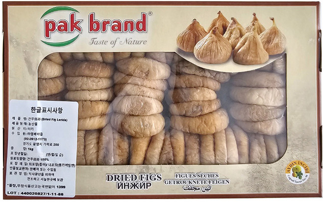 쿠킹스토리 건조 무화과 포장 디자인 랜덤발송, 1kg, 1개