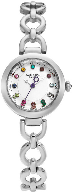폴브리알 여성용 여성용 탄생석 메탈시계 PB8033 + 쇼핑백