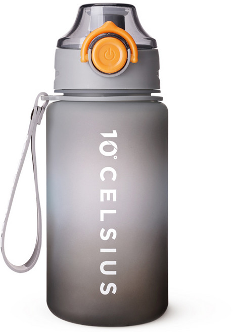 10도씨 트라이탄 레인보우 스포츠 보틀, 그레이, 600ml, 1개