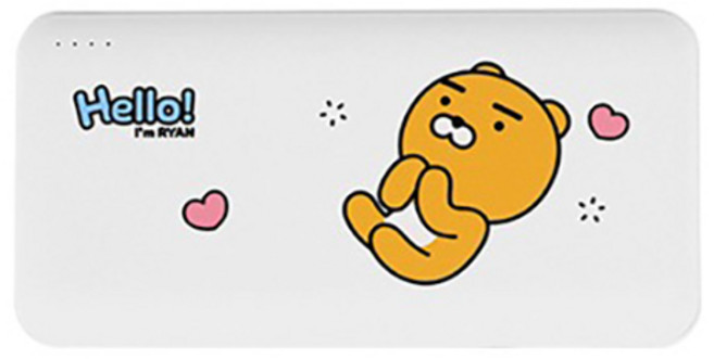 카카오프렌즈 KF PD / QC 3.0 고속 충전 보조배터리 20000mAh, KFPB-001, 라이언