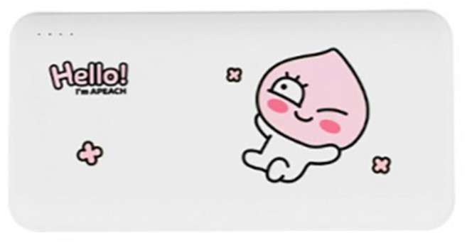 카카오프렌즈 KF PD / QC 3.0 고속 충전 보조배터리 20000mAh, KFPB-001, 어피치