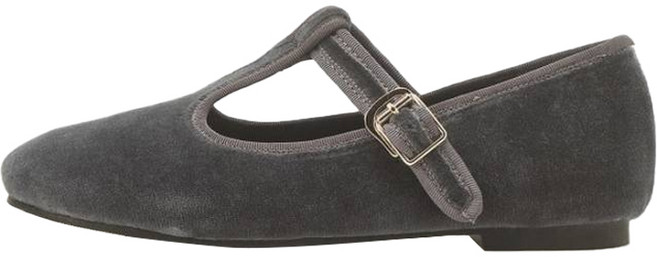 JillByJillstuart Mika天鵝絨T字帶平底鞋 1 x 8.5 cm FPSO2F167N5