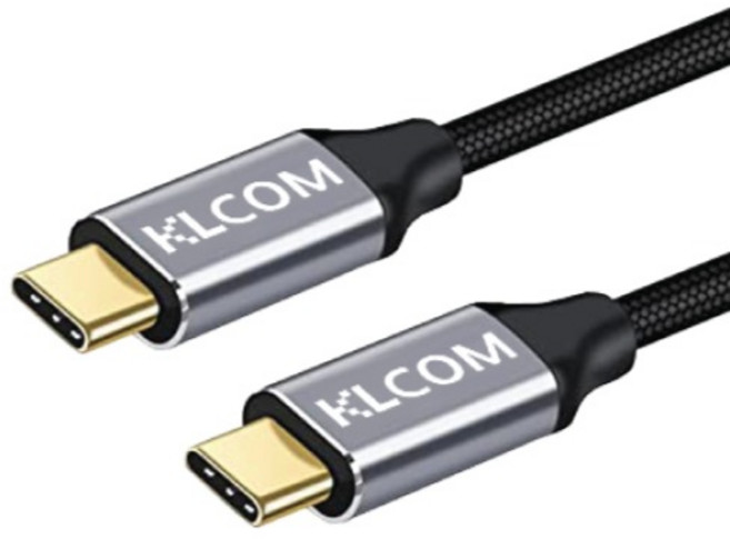 케이엘컴 C타입-C타입 고속충전 / 데이터 케이블, 1개, 2m, 혼합색상