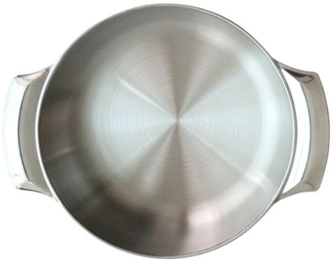 포텐시아 인덕션 코요나시 스텐레스 플레이트 나베 냄비, 18cm, 실버, 1개