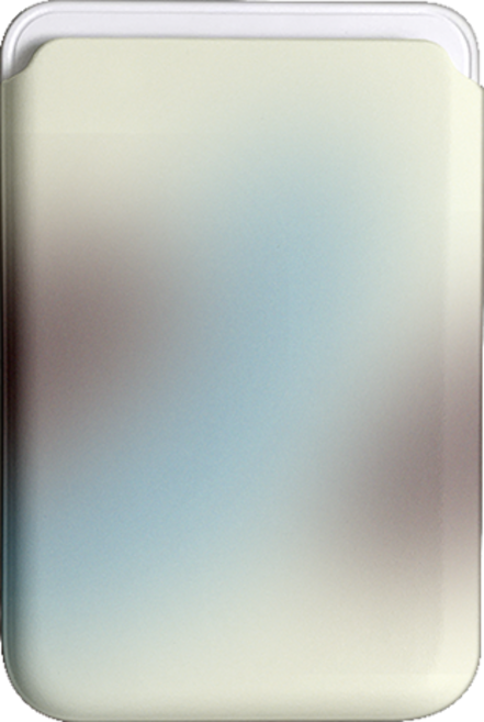 코쿼드 9C9C 마블 맥세이프 하드 카드 지갑, 블루 그레이, 1개