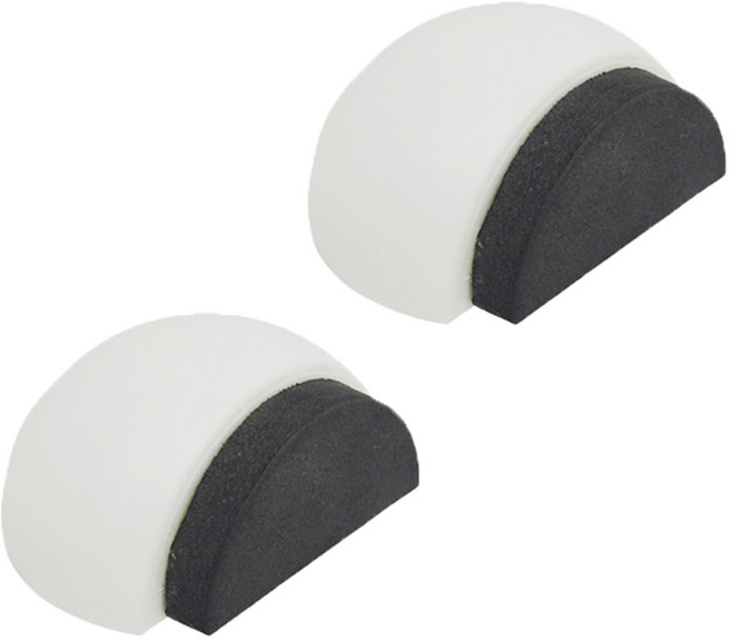 철물대장 강력접착 무타공 스펀지 바닥 도어스토퍼, 화이트, 2개