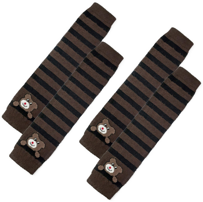 삼익양말 비버리힐스 폴로클럽 보온 탁텔 곰 수면토시 2켤레 세트