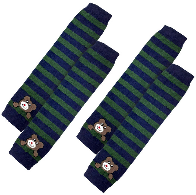 삼익양말 비버리힐스 폴로클럽 보온 탁텔 곰 수면토시 2켤레 세트