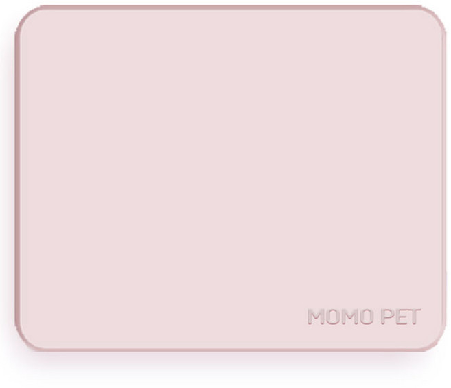 모모펫 강아지 논슬립 실리콘 배변매트, 베이비핑크, 1개
