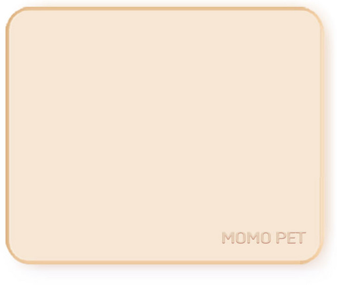 모모펫 강아지 논슬립 실리콘 배변매트, 아이보리, 1개