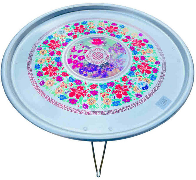 늘그대 레트로 접이식 양은밥상 교자상, 혼합색상