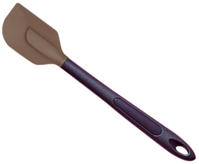 마미스테이블 이유식 조리도구 푸드그레이드 실리콘 미니스파츄라, 베어브라운, 1개