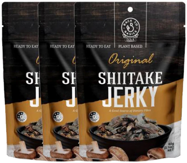 디제이앤에이 표고버섯 저키 오리지널, 60g, 3개 - 쿠팡