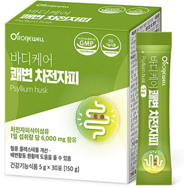 로니웰 바디케어 쾌변 차전자피, 150g, 1개