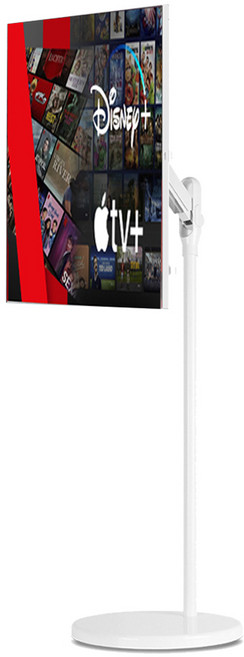 라익미 60.96cm FHD 스마트모니터 무빙스탠드 합본패키지 오프화이트, 60cm, 스마트미 VO24