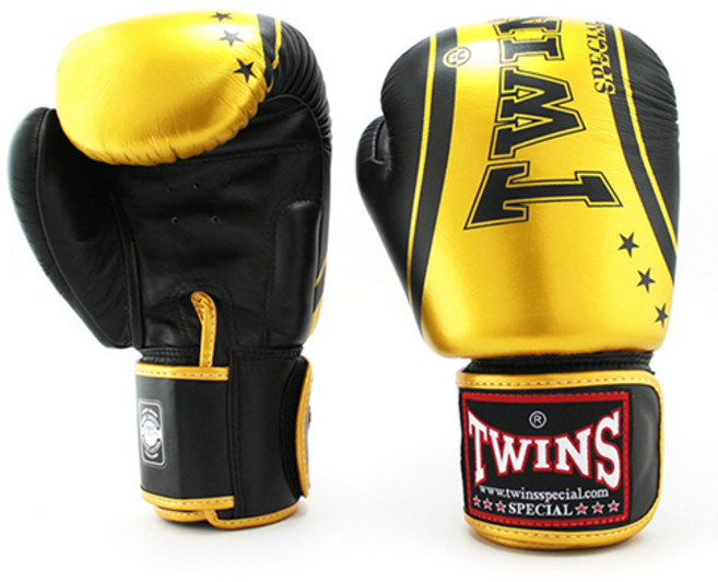 트윈스스페셜 복싱글러브 그래스 FBGNVL3, 골드 + 블랙, 1세트