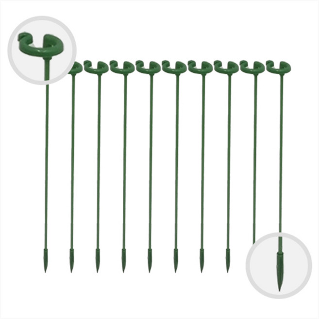 오링 식물 지지대 58cm, 10개