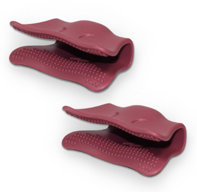 마미스테이블 국산 실리콘 냄비손잡이, 버건디, 2개