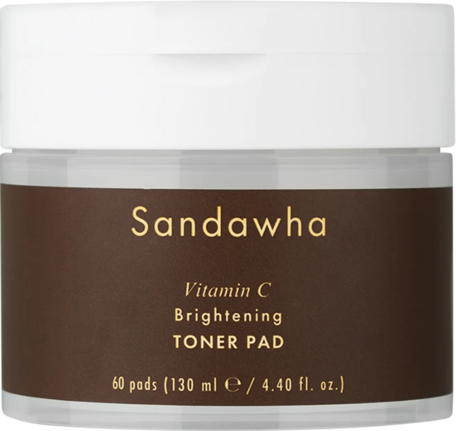 산다화 비타민C 화이트닝 토너패드, 1개, 130ml, 60개입 - 쿠팡