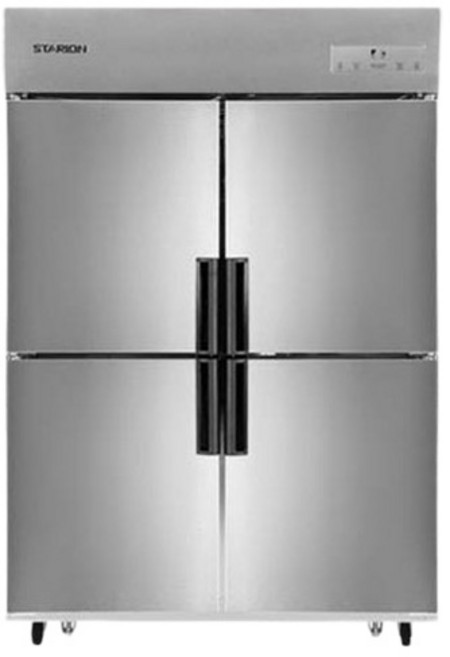 스타리온 병꽂이 업소용 냉장고 유광 메탈 45박스 1/4 냉동 방문설치, SR-E45B1FB