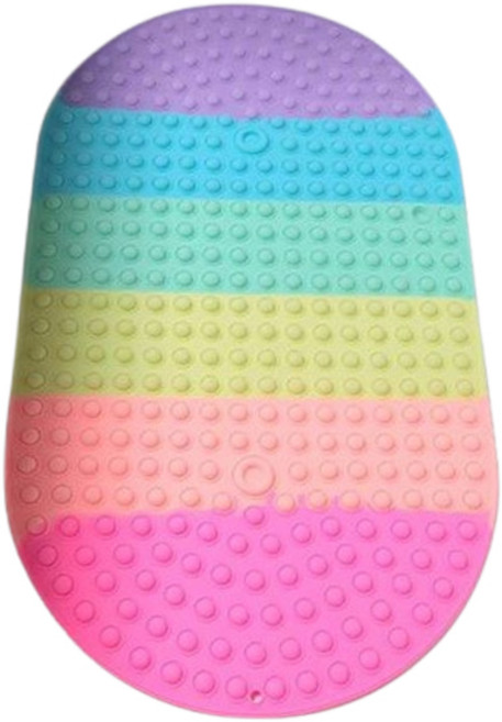 마켓플랜 푸쉬팝 버블 욕실 매트 42 x 25 cm, 파스텔, 1개