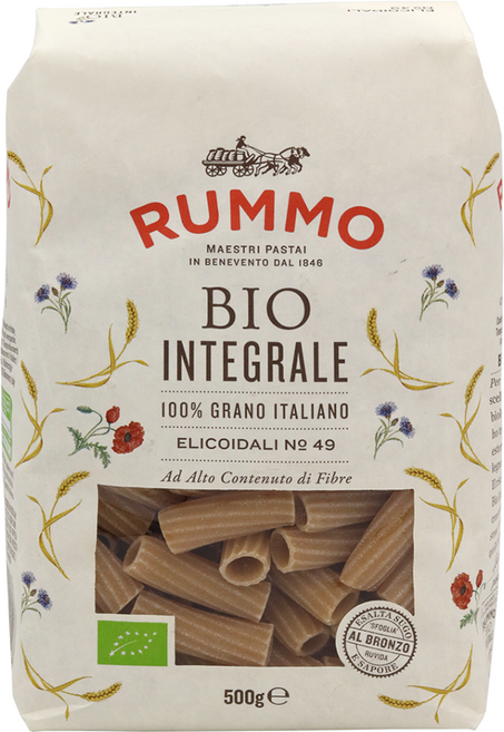 룸모 유기농 통밀 엘리코이달리 파스타, 500g, 1개