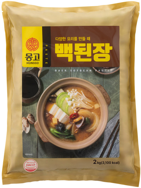 몽고식품 몽고백된장, 2kg, 1개
