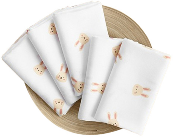 맘스네이처 밤부 대나무 아기 신생아 천기저귀, 레니, 5개