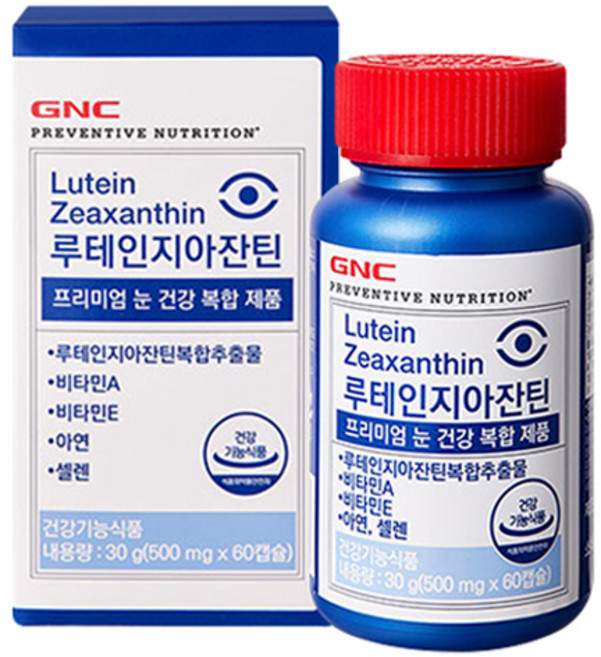 GNC 루테인지아잔틴 30g, 60정, 1개