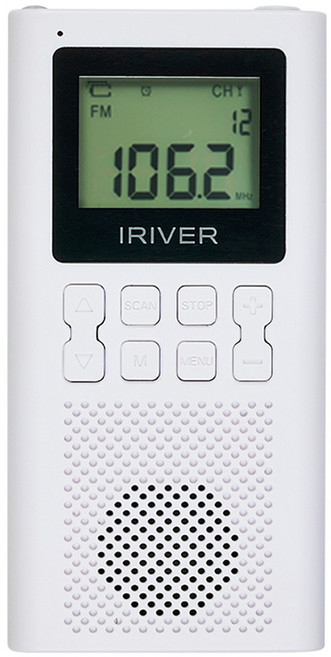 아이리버 포터블 스피커 라디오, IRS-C505(화이트), 화이트