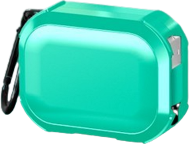 푸트로랩 3 in 1 간편 휴대 롤링 케이블 + 카라비너 세트, 110cm, 그린, 1세트