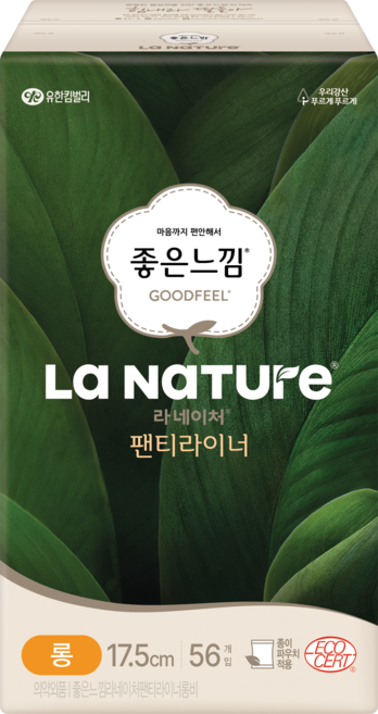 라네이처 팬티라이너, 롱, 56개입, 1개