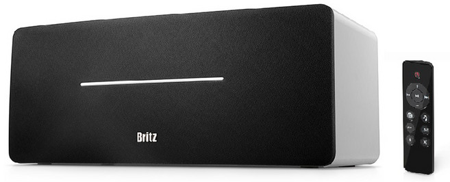 브리츠 엔틱 스테레오 블루투스 스피커, BR-JB5608, 화이트