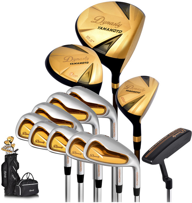 야마모토골프 남성용 다이너스티 골드 골프클럽 풀세트