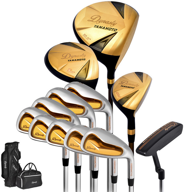 야마모토골프 남성용 다이너스티 골드 골프클럽 풀세트, DYNASTY