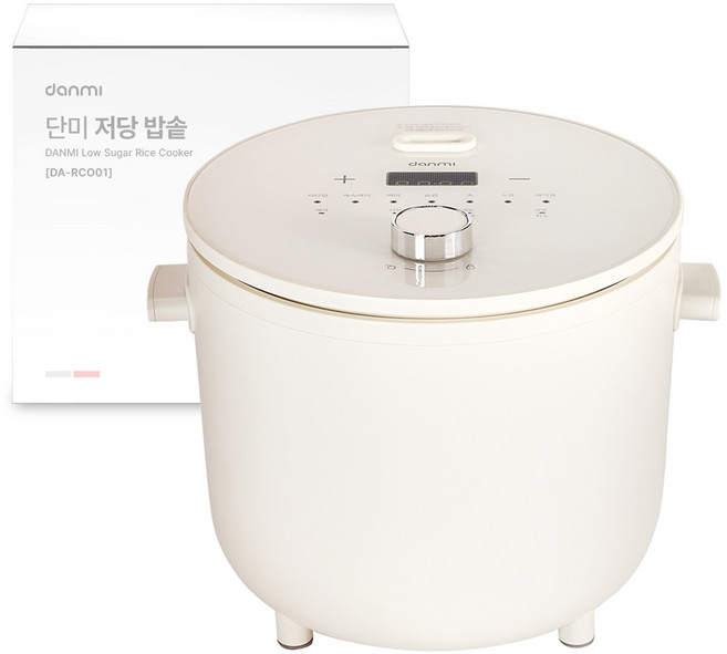 단미 세라믹 보온 미니 저당 전기밥솥 3인용 2L, DA-RCO01, 화이트