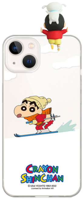 짱구 짱구의 겨울방학 피규어 투명 젤리 휴대폰 케이스