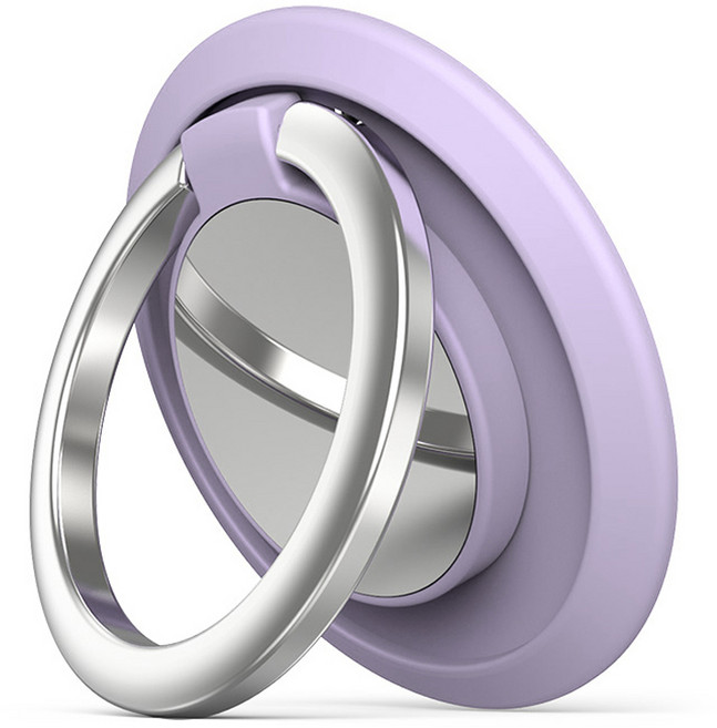 다연경 원형 고리 그립 스마트 톡 링 핸드폰 거치대 JJ513, 퍼플, 1개