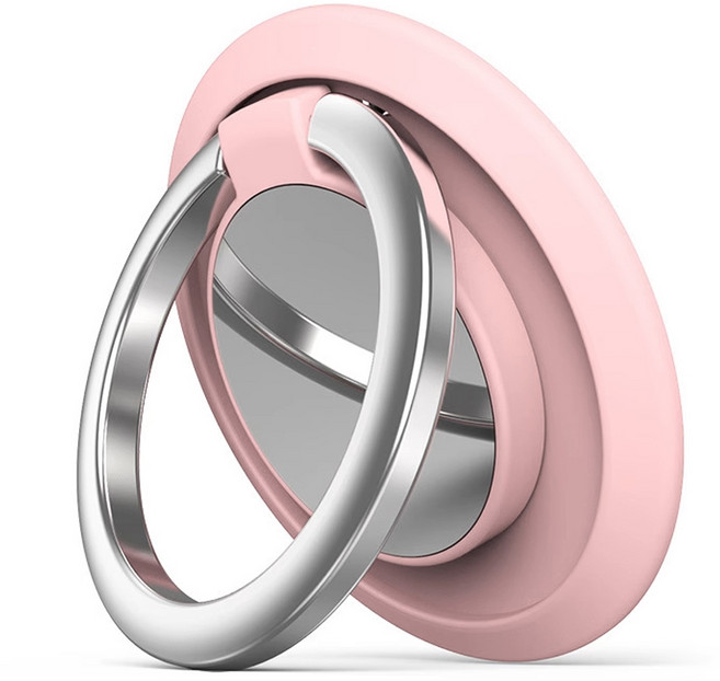다연경 원형 고리 그립 스마트 톡 링 핸드폰 거치대 JJ512, 핑크, 1개