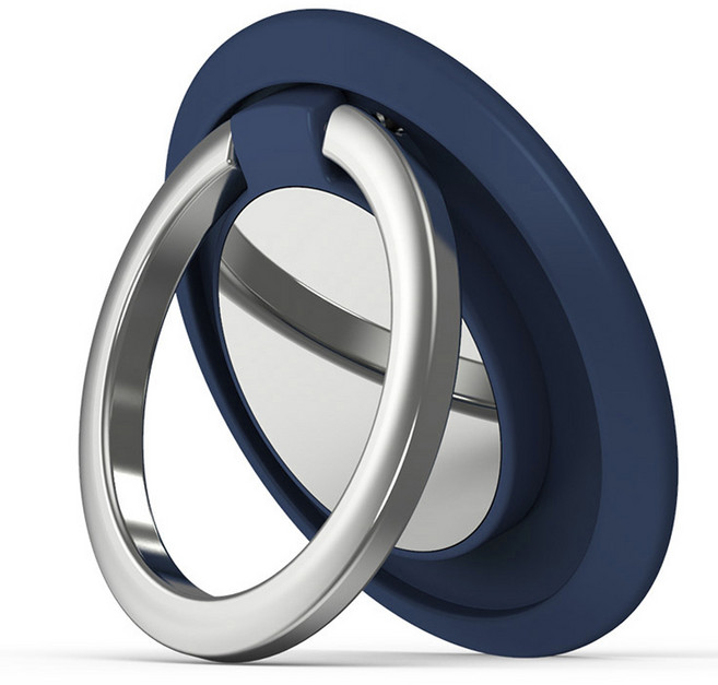 다연경 원형 고리 그립 스마트 톡 링 핸드폰 거치대 JJ511, 네이비, 1개