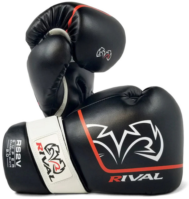 RIVAL RS2V 2.0超級拳擊手套雙手組, 1組, 黑色