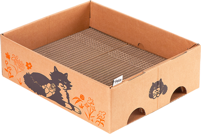 닥터펠리스 애착박스 스크래쳐, 혼합색상, 1개