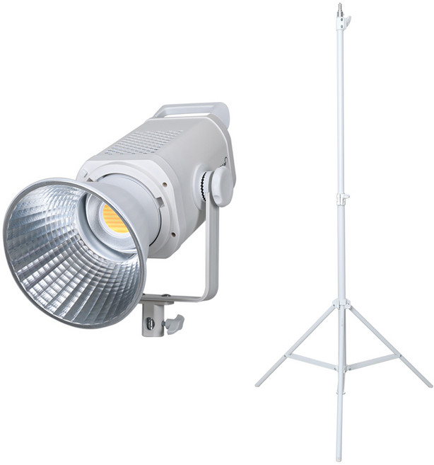 썬빔 150W 유튜브 방송 영상 촬영 라이트 조명 + 스탠드 화이트 세트, DH-SP150(라이트 조명), 1세트