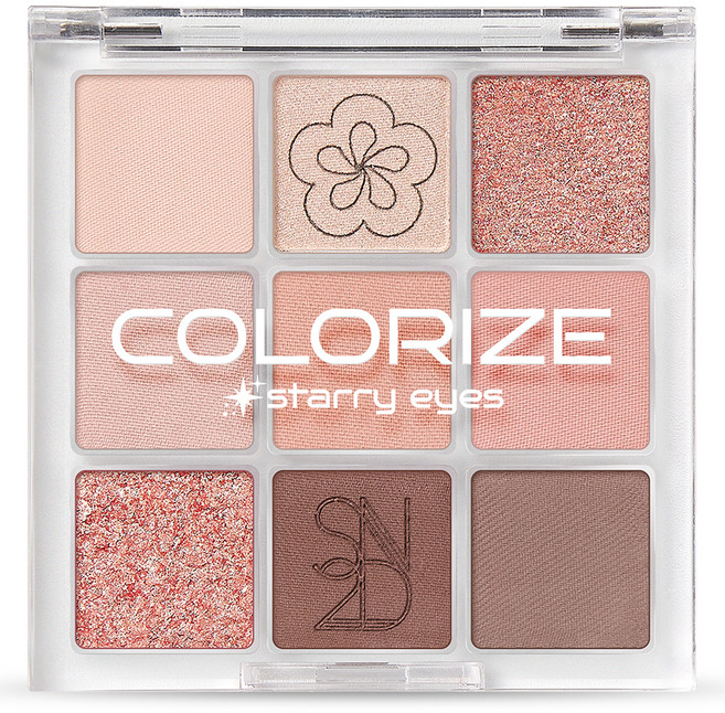 에스투엔디 컬러라이즈 스타리 아이즈 섀도우, 03 피치 블라썸, 1개